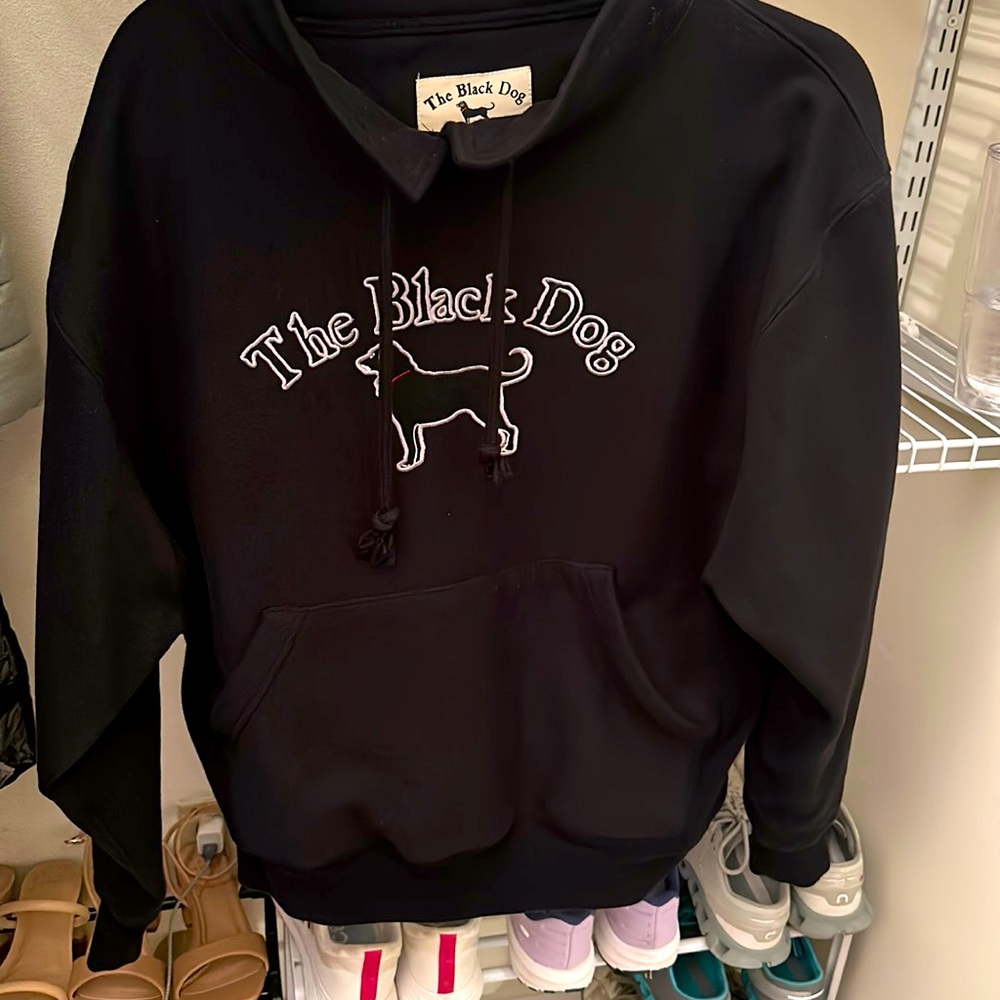 The Black Dog black womens pullover size xs, hardly worn.